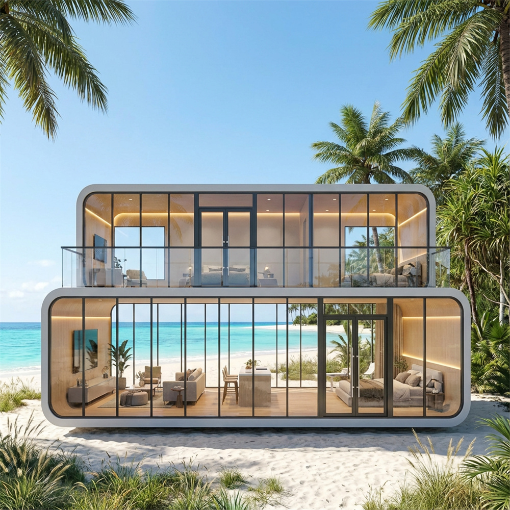 Direkte stablebar lydtett og ventilert Apple Capsule Pod