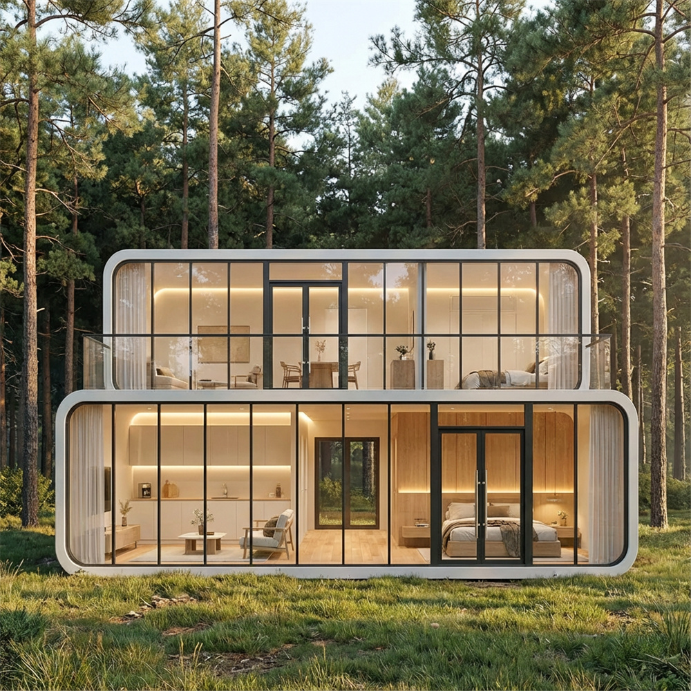 Direkte stablebar lydtett og ventilert Apple Capsule Pod