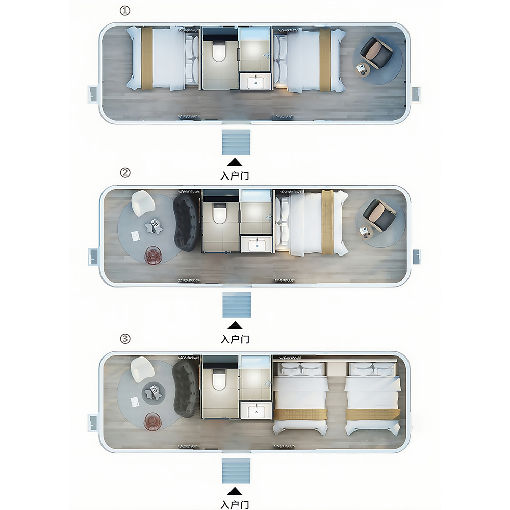C5 Avtakbare Mobile Capsule Resort-hytter